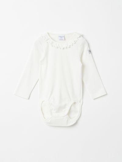 Polarn O. Pyret Body röyhelökauluksella