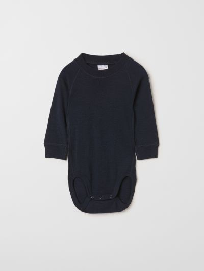 Polarn O. Pyret Vastasyntyneen merinovillabody (kerros 1)