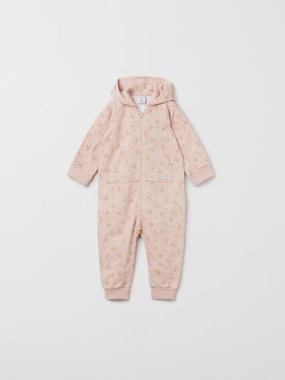 Polarn O. Pyret Haalari harjatulla sisäpinnalla ja kukkakuviolla