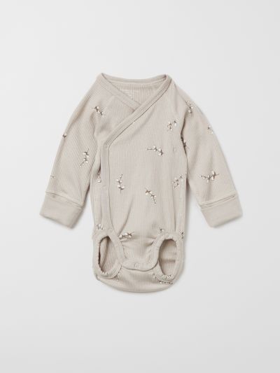 Polarn O. Pyret Pidennettävä ribbibody kukkakuviolla lyosellia