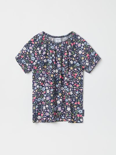 Polarn O. Pyret Lyhythihainen paita kukkakuvioilla