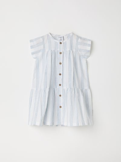 Polarn O. Pyret Lyhythihainen mekko, raidallinen