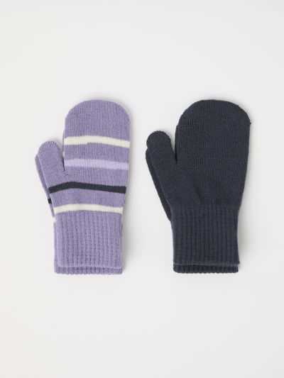 Polarn O. Pyret Yksiväriset neulelapaset 2-pack