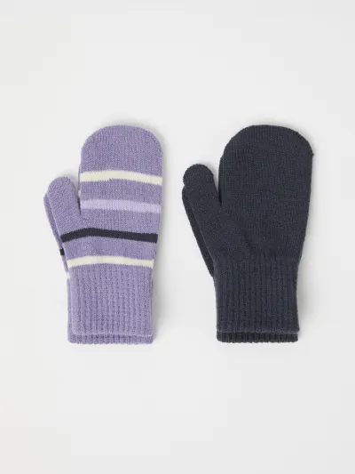 Polarn O. Pyret Yksiväriset neulelapaset 2-pack, kuva 1 / 1