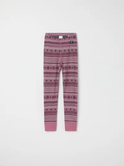 Polarn O. Pyret Pitkät alushousut merinovillaa jacquard-kuviolla, kuva 1 / 1