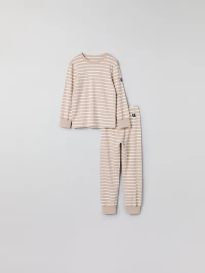 Polarn O. Pyret Raidallinen pyjama taitettavilla resoreilla, kuva 1 / 1