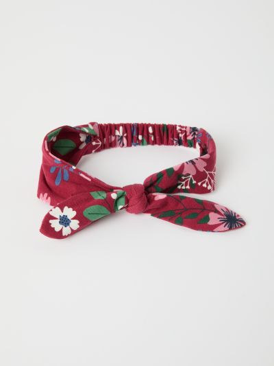 Polarn O. Pyret Hiuspanta joulukukkakuviolla