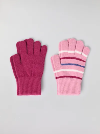Polarn O. Pyret Neulesormikkaat 2-pack, kuva 1 / 1