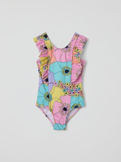 Polarn O. Pyret Uimapuku kukkakuviolla