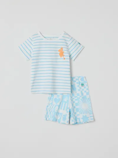 Polarn O. Pyret Lyhythihainen pyjama muumikuviolla, kuva 1 / 1