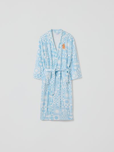 Polarn O. Pyret Aikuisten aamutakki muumikuviolla