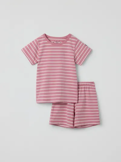 Polarn O. Pyret Lyhythihainen raidallinen kaksiosainen pyjama, kuva 1 / 1