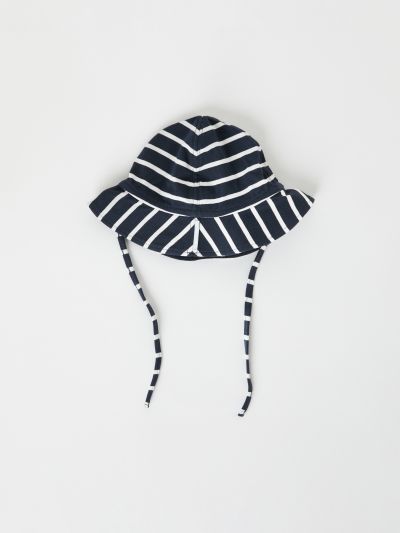 Polarn O. Pyret Vauvan raidallinen aurinkohattu