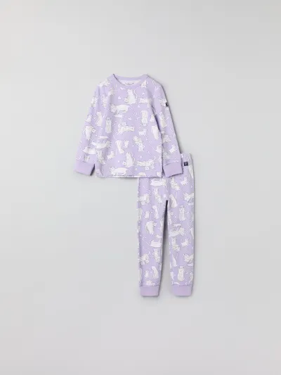 Polarn O. Pyret Pyjama kissakuviolla, kuva 1 / 1