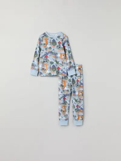 Polarn O. Pyret Pyjama lohikäärmekuviolla, kuva 1 / 1