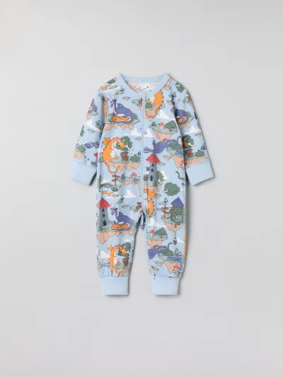 Polarn O. Pyret Pyjamahaalari lohikäärmekuviolla, kuva 1 / 1