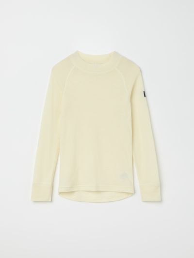 Polarn O. Pyret Pitkähihainen yksivärinen kerrastopaita merinovillaa