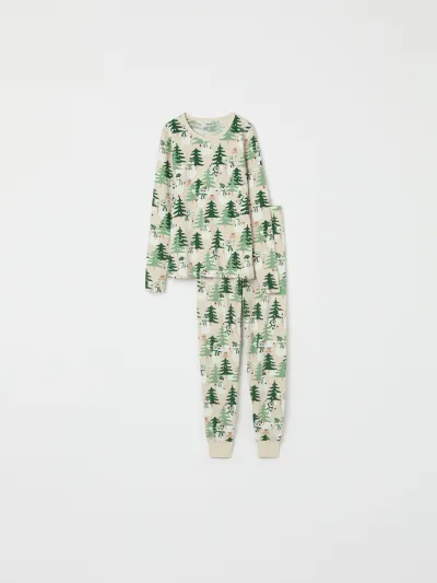 Polarn O. Pyret Aikuisten pyjama joulukuviolla, kuva 1 / 1