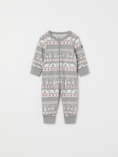 Polarn O. Pyret Pyjamahaalari jacquard-kuviolla