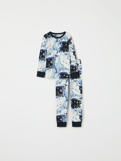 Polarn O. Pyret Pyjama talvikuviolla