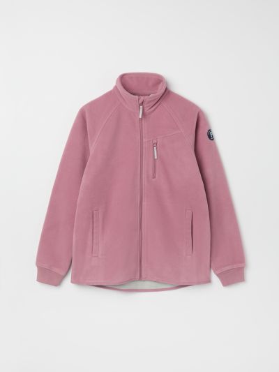 Polarn O. Pyret Aikuisten yksivärinen windfleece-takki tuulenpitävä