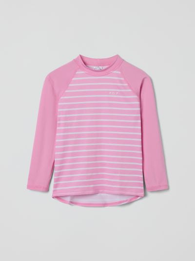 Polarn O. Pyret Pitkähihainen raidallinen UV-paita