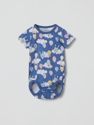 Polarn O. Pyret Lyhythihainen body ilmapallokuviolla