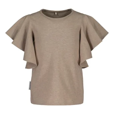 Metsola FRILLA SHIRT SS, CASHEW - 134/140, kuva 1 / 1