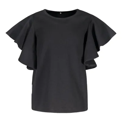 Metsola T-SHIRT SS FOR WOMEN, BLACK - S, kuva 1 / 1