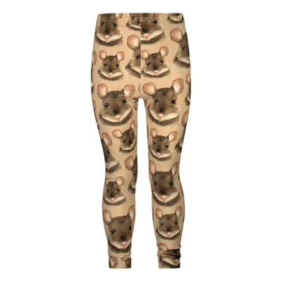 Metsola MOUSE LEGGINGS, SMOKE GREY - 134/140, kuva 1 / 1