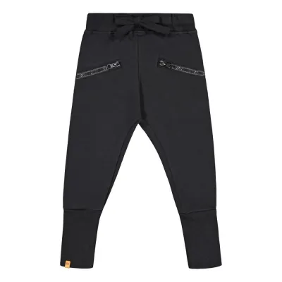 Metsola BASIC ZIPPER PANTS, BLACK - 104, kuva 1 / 1