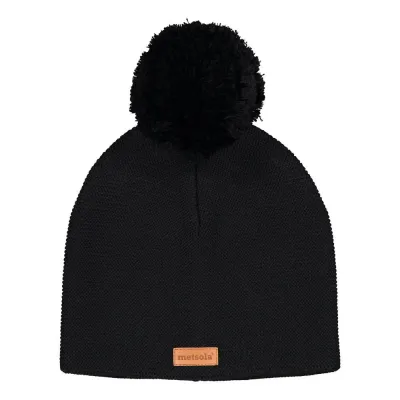 Metsola CLASSIC BEANIE 1 POM, BLACK - 7-8 v, kuva 1 / 1