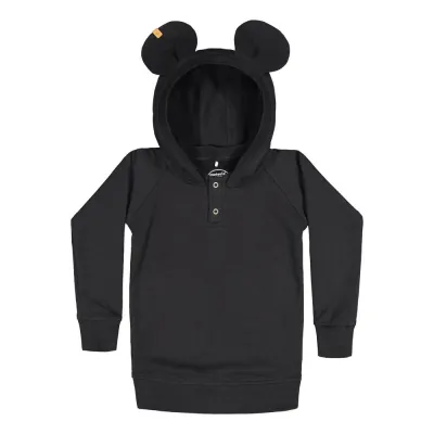 Metsola BEAR HOODIE, BLACK - 62/68, kuva 1 / 1
