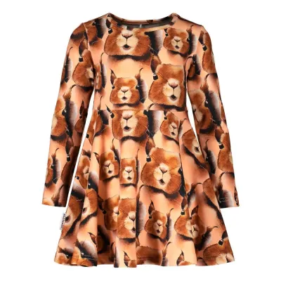 Metsola SQUIRREL DRESS, CASHEW - 110/116, kuva 1 / 1