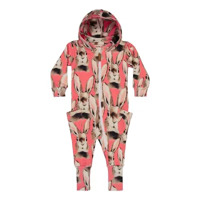 Metsola BUNNY JUMPSUIT, BUNNY DARK PINK - 98/104, kuva 1 / 1