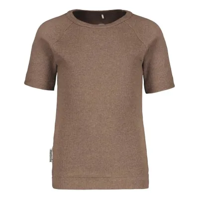 Metsola RIB T-SHIRT SS, COCONUT - 122, kuva 1 / 1