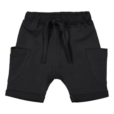 Metsola POCKET SHORTS, BLACK - 122/128, kuva 1 / 1