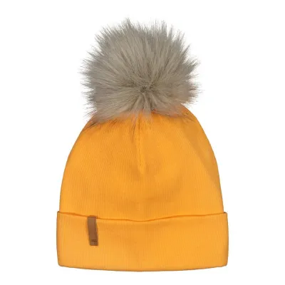 Metsola RIB POMPOM BEANIE,PAPAYA - 1-2 v, kuva 1 / 1