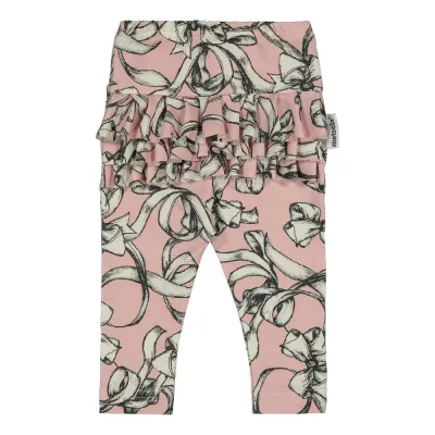 Metsola BOWTIE FRILLA LEGGINGS,BOWTIE PINK - 68, kuva 1 / 1