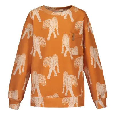 Metsola WILDLIFE MAXI SWEATER, SUNFLOWER - 122/128, kuva 1 / 1