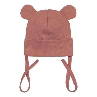 Metsola RIB BEAR BABY BEANIE, DUST ROSE - 6-12M, kuva 1 / 1