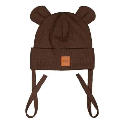 Metsola MERINO BEAR BABY BEANIE, CHESTNUT - 3-4Y, kuva 1 / 1