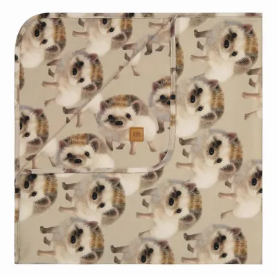 Metsola HEDGEHOG BLANKET 90X90 CM, ALMOND, kuva 1 / 1