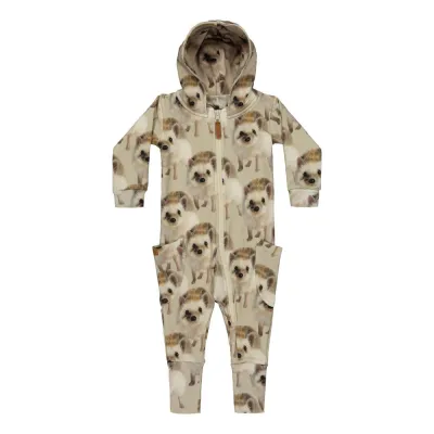Metsola HEDGEHOG JUMPSUIT, ALMOND - 62/68, kuva 1 / 1