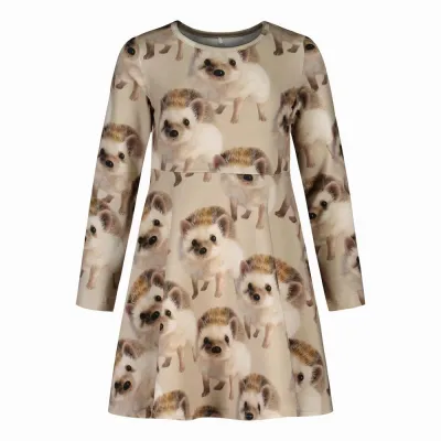 Metsola HEDGEHOG DRESS, ALMOND - 86/92, kuva 1 / 1