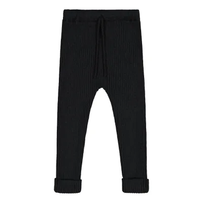 Metsola MERINO KNIT LEGGINGS, BLACK - 62/68, kuva 1 / 1