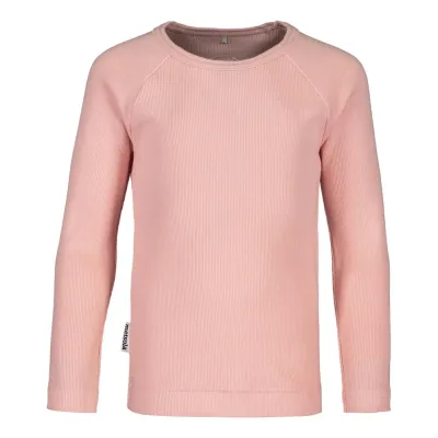 Metsola RIB BASIC T-SHIRT LS, PEONY - 98, kuva 1 / 1