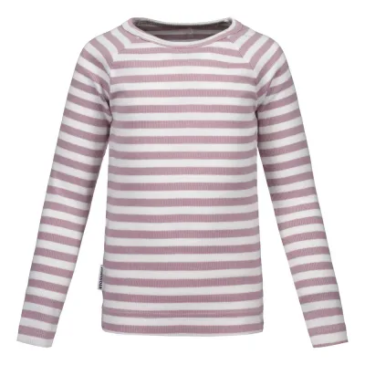 Metsola STRIPED SHIRT RIB, LUPINE/WHITE - 104, kuva 1 / 1