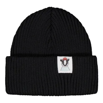 Metsola BADGER BEANIE, BLACK - 5-6Y, kuva 1 / 1