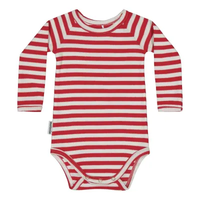 Metsola STRIPED BODY RIB, POPPY/WHITE - 68, kuva 1 / 1